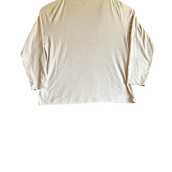 Place  Thankful For My Family Long Sleeve Shirt - Cream Mens SZ XL - Picture 3 of 8